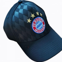 Кепка Баварии чёрная с тиснением Кепка Баварии чёрная с тиснением