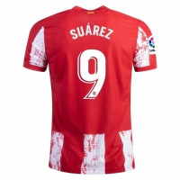 Атлетико Мадрид домашняя футболка 2021-2022 Суарес 9 Атлетико Мадрид домашняя футболка 2021-2022 Суарес 9
